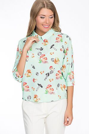 Блуза TUTACHI (Ментол) 44712 #52031