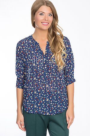 Блуза TUTACHI (Синий/красный) 4470 #52037