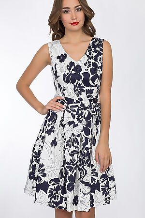 Платье TUTACHI (Бело-синий) 40777 #52405