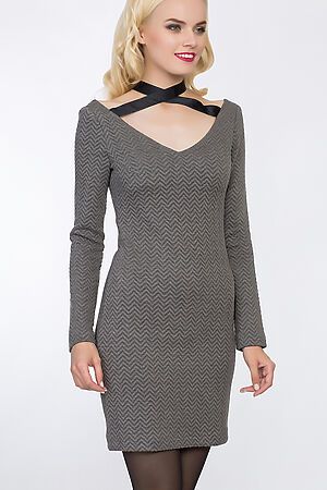 Платье GLOSS (Серый) 19306-03 #53562