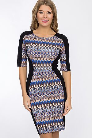 Платье TUTACHI (Черный/Синий) 41784 #54242