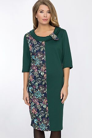 Платье FIFTYPATES (Зеленый/цветы) 2-023Д1 #54767
