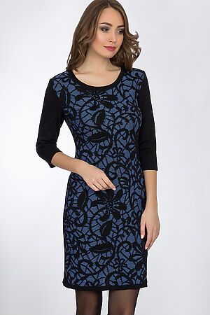 Платье VAY (Черно-голубой) 2078-04-990/42 #55649