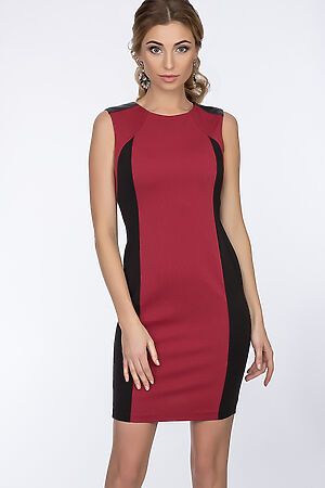 Платье TUTACHI (Черный с красным) 4172 #57440