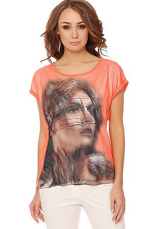 Блуза TUTACHI (Оранжевый) 3D2-L2 #59687