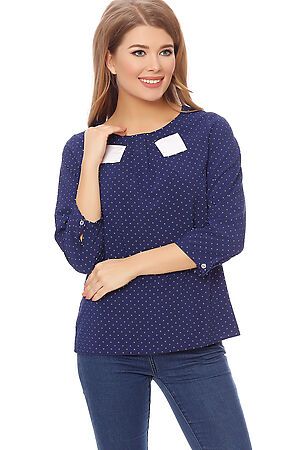 Блуза TUTACHI (Синий) 4583 #61053