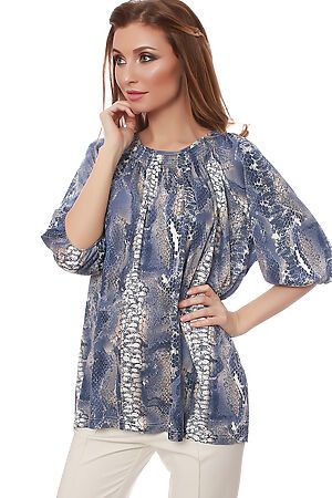 Блуза GABRIELLA (Серо-голубой) 4427 #62952