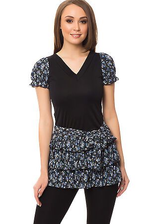 Блуза TUTACHI (Черный/Синий) 3019 #64119