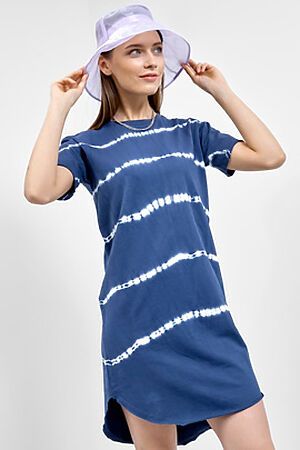Платье MARK FORMELLE (Синий с эффектом фастдай) 21-ОБР11912Ц-7 #655554