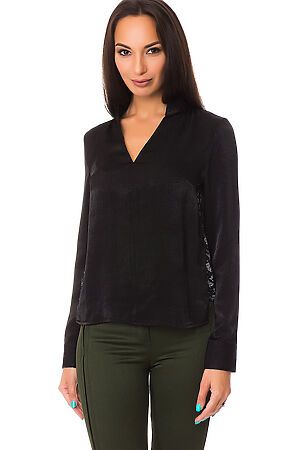 Блуза GLOSS (Черный) 19109-01 #65752
