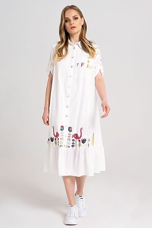 Платье PANDA (Белый) 34280Z #663541