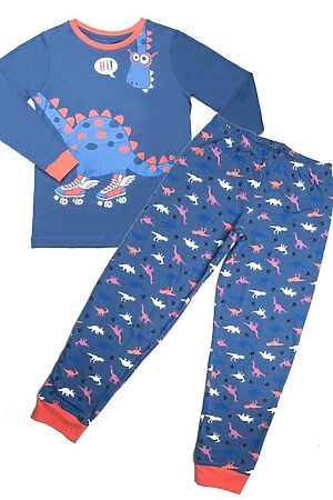 Пижама (Джемпер+Брюки) MARK FORMELLE (Т.синий +динозавры на синем) 2435-0 #666441