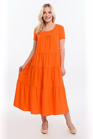 Платье BRASLAVA (Красно-оранжевый) 5827/67 #668662