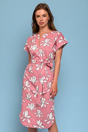 Платье 1001 DRESS (Розовый (цветочный принт)) 0132101-01324PK #678357