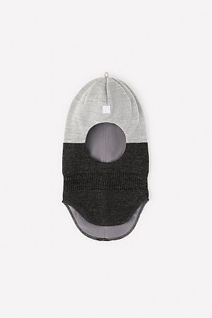 Шапка-шлем CROCKID SALE (Серый, св.серый меланж) #678666