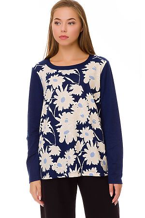 Блуза FIFTYPATES (Синий/цветы) 4-109 #67995