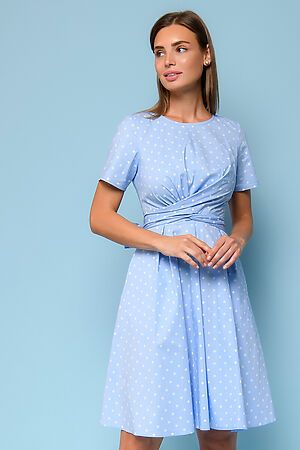 Платье 1001 DRESS (Голубой (принт горошек)) 0132101-02419LB #680202