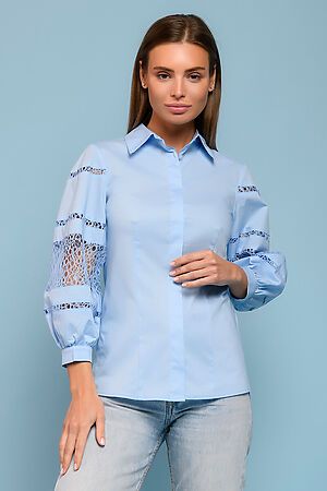 Блуза 1001 DRESS (Голубой) 0132107-02487LB #680204