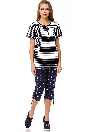 Пижама (блуза+бриджи) Старые бренды (Морская тематика) КД-61 #69180