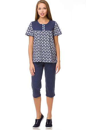 Пижама (блуза+бриджи) Старые бренды (Джинс/огурцы) КД-62 #69181