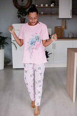 Пижама Старые бренды (Цветы) ЖП 024 #692983