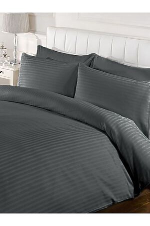 Комплект постельного белья 1,5-спальный AMORE MIO (Серый) 27168 #695018