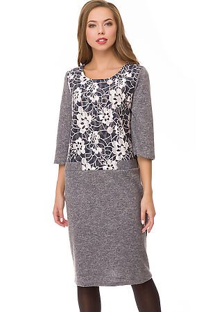 Платье FIFTYPATES (Серый/цветы) 2-138 #69908