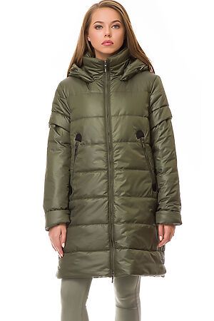 Утепленное пальто DIZZYWAY (Хаки) 17411 #70195