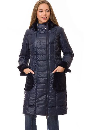 Утепленное пальто DIZZYWAY (Т.синий) 17410 #70203