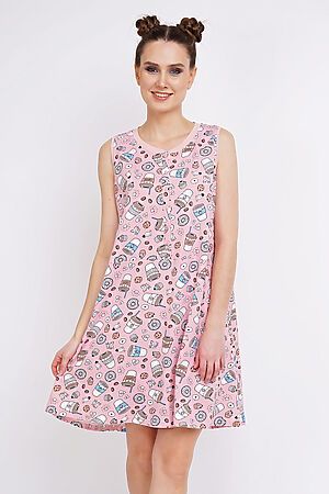 Платье CLEVER (Розовый/молочный) LDR21-899 #704580