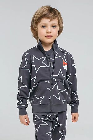 Куртка  CROCKID (Темно-серый,звезды к1275) #704973