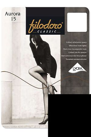 Колготки FILODORO CLASSIC (Черный) AURORA 15 nero #70975