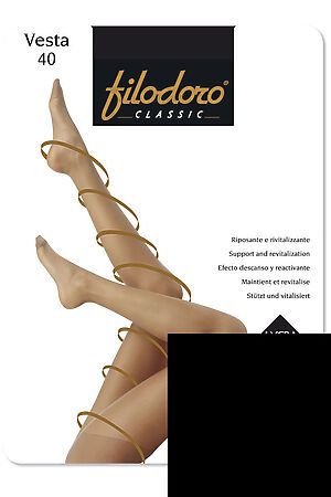 Колготки FILODORO CLASSIC (Черный) VESTA 40 xl NERO #71101