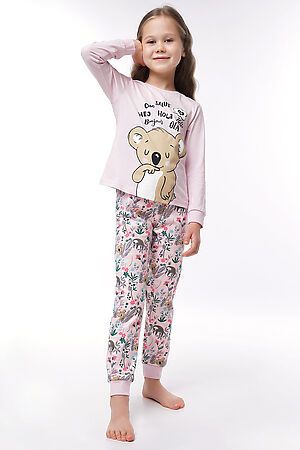 Пижама (джемпер+брюки) CLEVER (Св.розовый/зелёный) 903611кд_п #712265