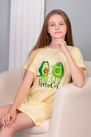 Сорочка Мурашки детская НАТАЛИ (Желтый) 19503 #717990
