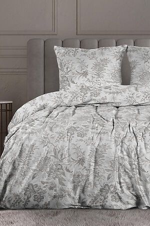 Комплект постельного белья Евро Люкс TEIKOVO (Серый) 661035 #718956