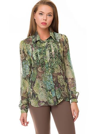 Блузка ROSSO STYLE (Зеленый) 1609-2 #72380