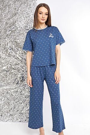 Костюм (брюки+футболка) CLEVER (Т.синий/бежевый) LP11-920/2 #727617