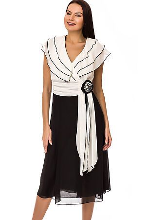Платье Enigma (Черно-белый) G 0512 #73193