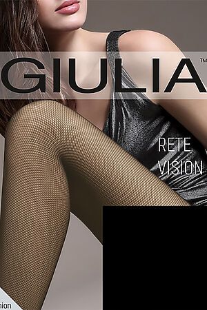Колготки GIULIA (Черный) RETE VISION #73802