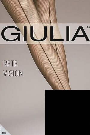 Колготки GIULIA (Черный) RETE VISION CHIC #73803