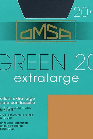 Колготки OMSA (Загар) GREEN 20 XXL daino #74202