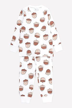 Пижама CROCKID (Желуди на белом) #742980
