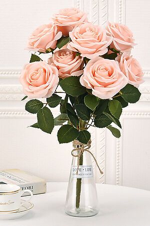Букет роз "Роза Марена" MERSADA (Персиковый, темно-зеленый,) 300827 #747573