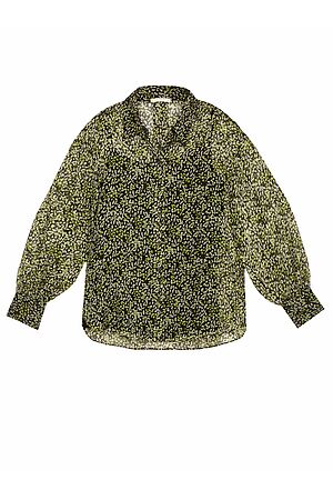 Блуза CALISTA (Салатовый/Черный) 3-17009_90007M-673 #747680