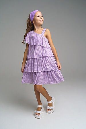 Платье PLAYTODAY (Фиолетовый,Белый) 12221310 #754052