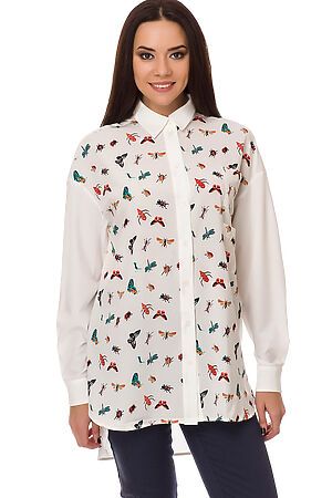 Блуза FIFTYPATES (Белый Фигуры) 4-067Н2 #75503