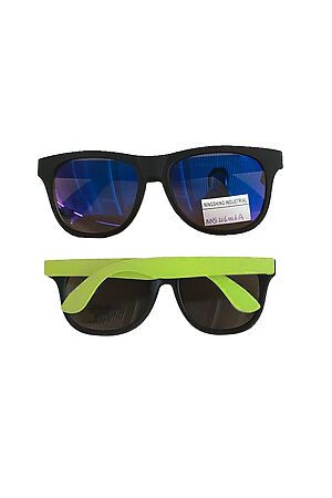 Солнцезащитные очки PLAYTODAY (Черный,Светло-зеленый) 12211070 #763017