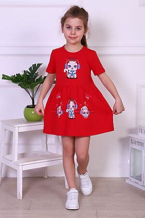 Платье детское 61003 НАТАЛИ (Красный) 25573 #768892