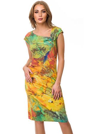 Платье DIZZYWAY (Желтый/Зеленый) 18210 #77144